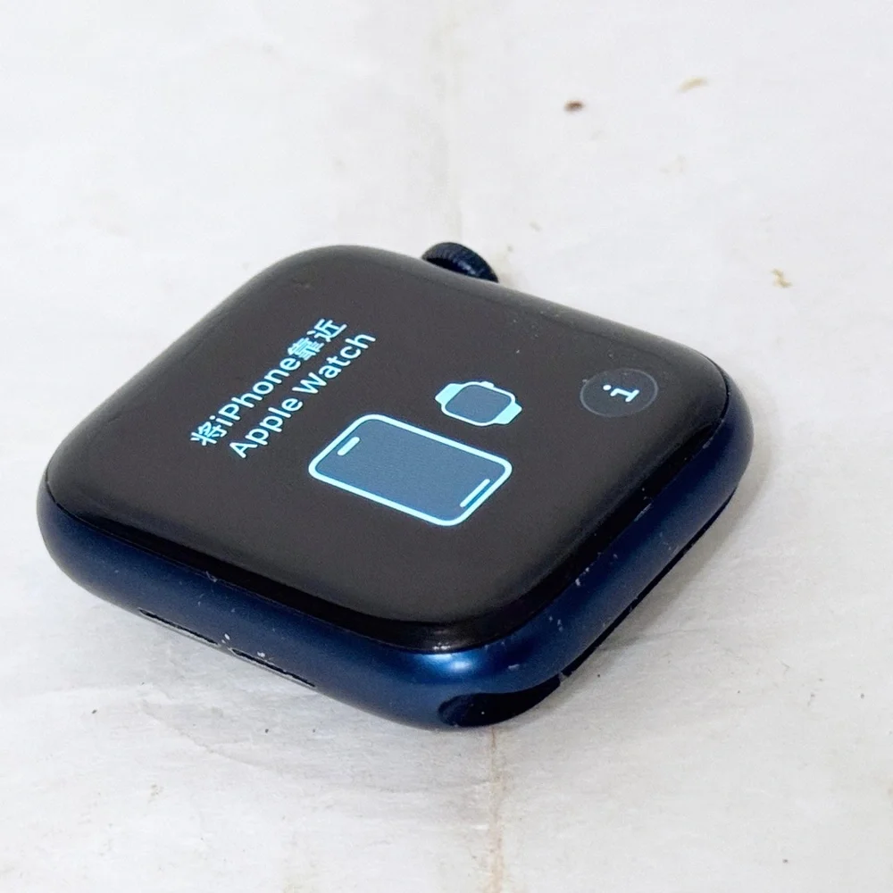 Apple Series 6 Watch Blue Aluminum Case GPS Cellular 44 MM Sport Band EUC